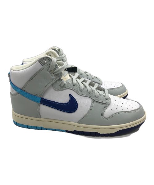 NIKE（ナイキ）NIKE (ナイキ) DUNK HI RETRO SE ホワイト×グレー サイズ:28.5cmの古着・服飾アイテム