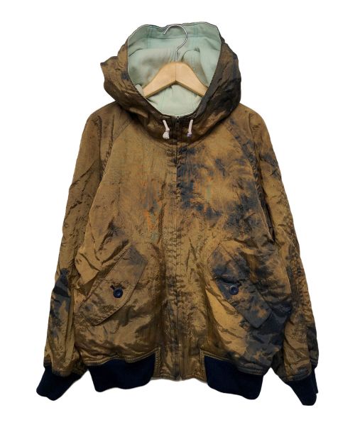 I.S.chisato tsuumori design（I.S.chisato tsuumori design）I.S.chisato tsuumori design (I.S.chisato tsuumori design) リバーシブルジャケット ホワイト×ブルー サイズ:Mの古着・服飾アイテム