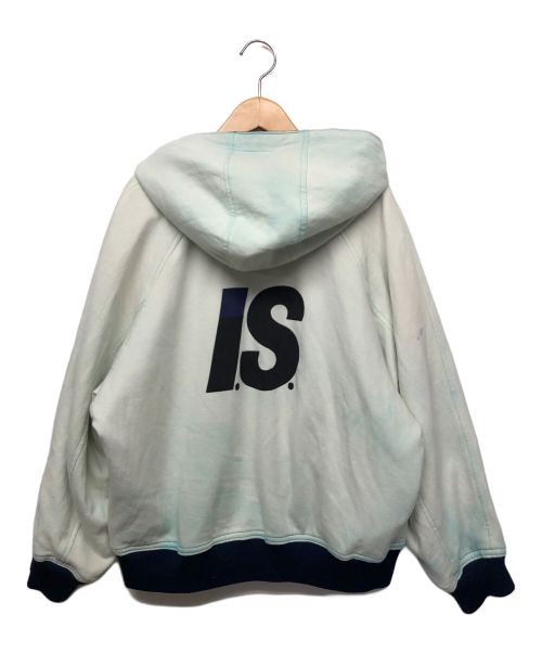 I.S.chisato tsuumori design（I.S.chisato tsuumori design）I.S.chisato tsuumori design (I.S.chisato tsuumori design) リバーシブルジャケット ホワイト×ブルー サイズ:Mの古着・服飾アイテム