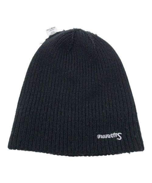 SUPREME（シュプリーム）Supreme (シュプリーム) ニット帽 ブラック サイズ:FREEの古着・服飾アイテム