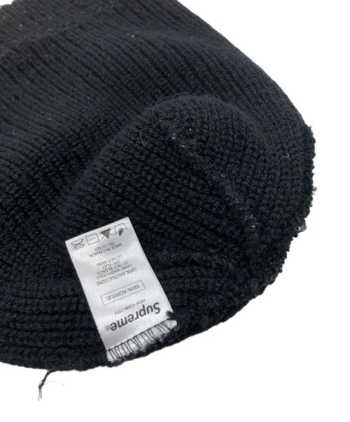 SUPREME（シュプリーム）Supreme (シュプリーム) ニット帽 ブラック サイズ:FREEの古着・服飾アイテム