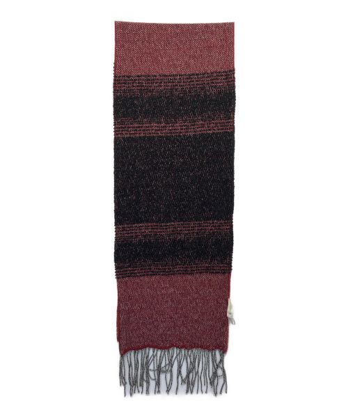 PIACENZA（ピアチェンツァ）PIACENZA (ピアチェンツァ) マフラー レッドの古着・服飾アイテム