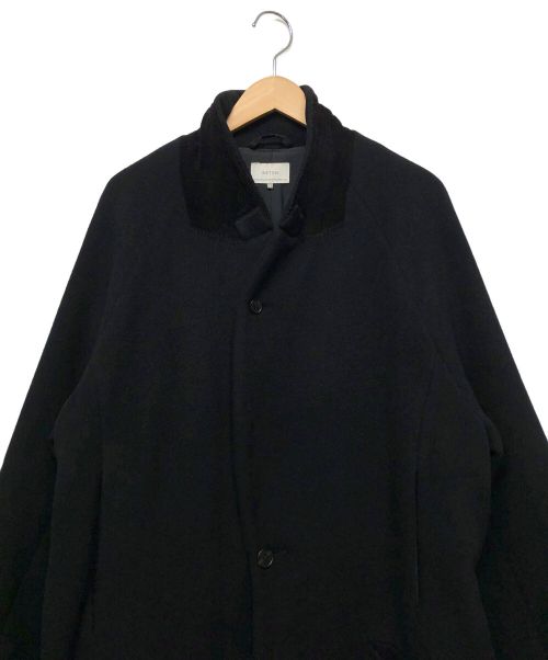 ATENLIER BETON（ATENLIER BETON）ATENLIER BETON (ATENLIER BETON) ロングコート ブラック サイズ:４の古着・服飾アイテム