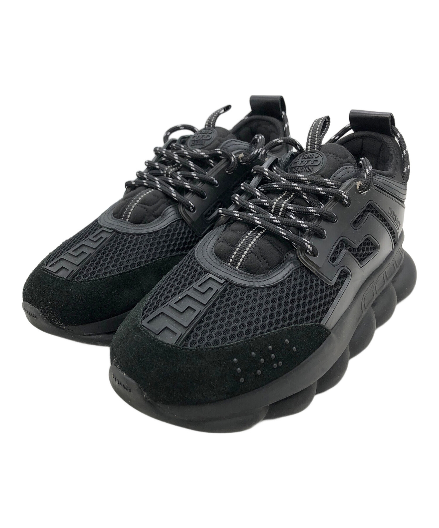 VERSACE (ヴェルサーチ) スニーカー ブラック サイズ:43 VERSACE (ヴェルサーチ) スニーカー ブラック サイズ:43