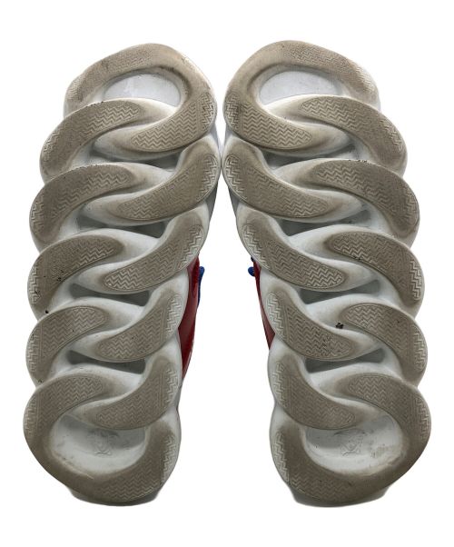 VERSACE（ヴェルサーチェ）VERSACE (ヴェルサーチ) スニーカー レッド×ブルー サイズ:43の古着・服飾アイテム