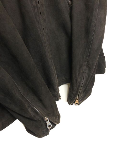 Cinquanta（チンクワンタ）Cinquanta (チンクワンタ) ライダースジャケット ブラウン サイズ:48の古着・服飾アイテム