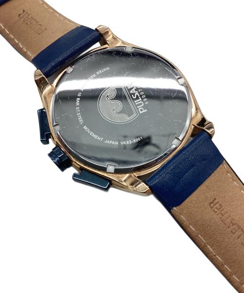 PULSAR（パルサー）PULSAR (パルサー) 腕時計 ネイビーの古着・服飾アイテム