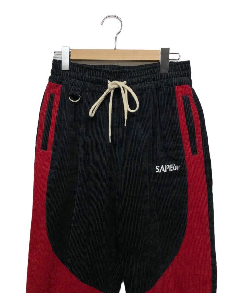 SAPEur（サプール）SAPEur (サプール) コーデュロイパンツ ブラック サイズ:Mの古着・服飾アイテム