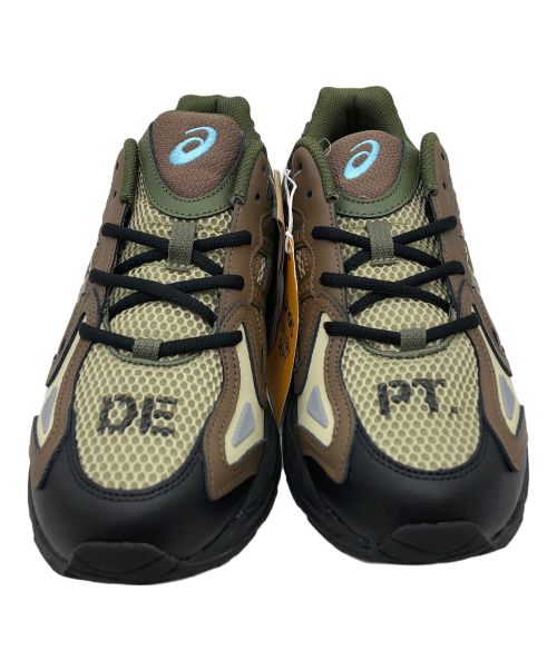 asics（アシックス）asics (アシックス) スニーカー カーキ×ブラウン サイズ:27.5cm 未使用品の古着・服飾アイテム