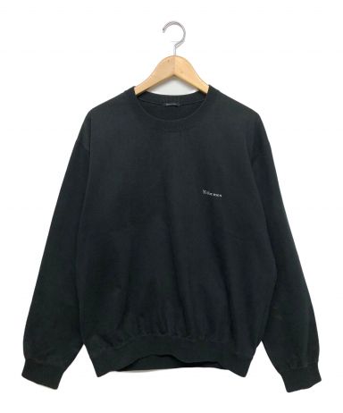 Y's ワイズ スウェット S 黒 【古着】【中古】【送料無料】 中古・古着通販】Y's (ワイズ) フロントロゴプリントスウェット