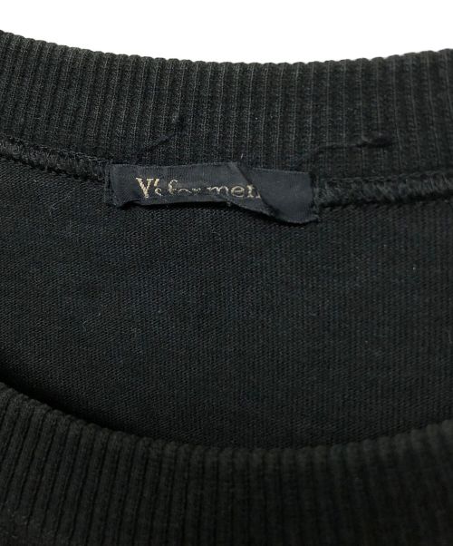 Y's for men（ワイズフォーメン）Y's for men (ワイズフォーメン) スウェット ブラック サイズ:記載なしの古着・服飾アイテム