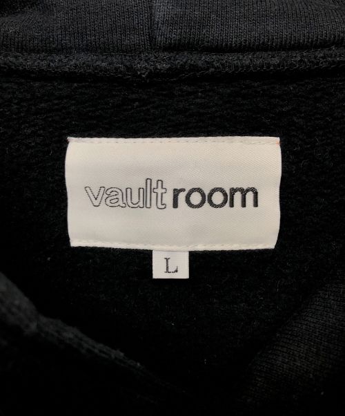 vault room（ボルトルーム）Vault room (ボルトルーム) プルオーバーパーカー ブラック サイズ:Lの古着・服飾アイテム