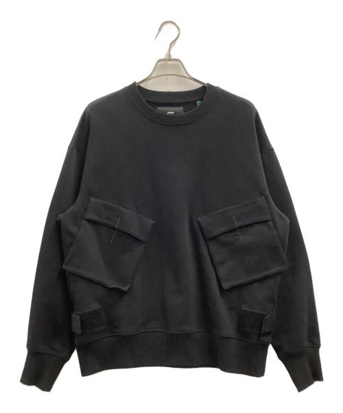G-STAR RAW（ジースターロゥ）G-STAR RAW (ジースターロゥ) スウェット ブラック サイズ:Lの古着・服飾アイテム