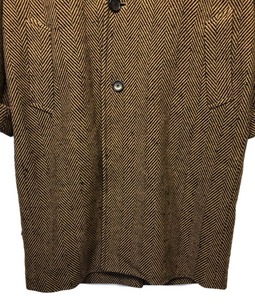 H BEAUTY&YOUTH（エイチ ビューティー&ユース）H BEAUTY&YOUTH (エイチ ビューティー&ユース) TWEED BIG COAT ブラウン サイズ:Lの古着・服飾アイテム