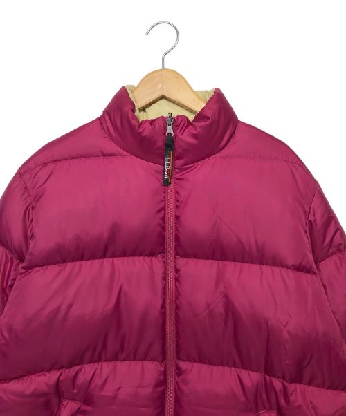 L.L.Bean（エルエルビーン）L.L.Bean (エルエルビーン) リバーシブルダウンジャケット ショッキングピンク サイズ:Sの古着・服飾アイテム