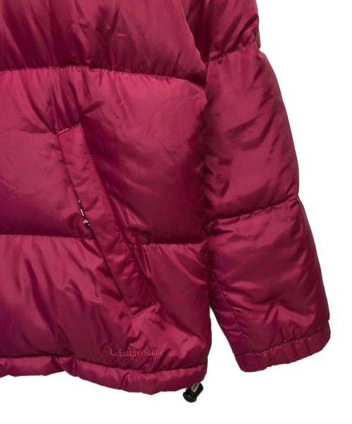 L.L.Bean（エルエルビーン）L.L.Bean (エルエルビーン) リバーシブルダウンジャケット ショッキングピンク サイズ:Sの古着・服飾アイテム