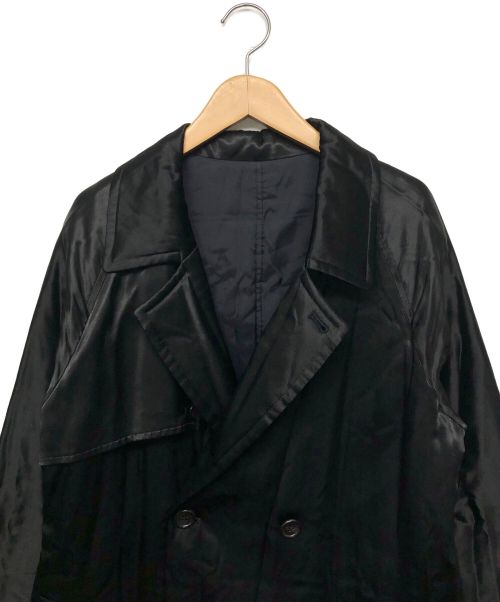 yohji yamamoto+noir（ヨウジヤマモトプリュスノアール）yohji yamamoto+Noir (ヨウジヤマモトプリュスノアール) コート ブラック サイズ:２の古着・服飾アイテム