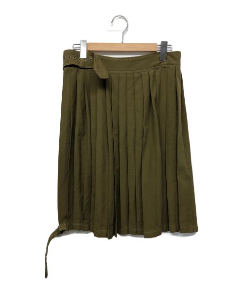 Y's Red Label（ワイズレッドレーベル）Y's Red Label (ワイズレッドレーベル) 巻きスカート オリーブ サイズ:３の古着・服飾アイテム