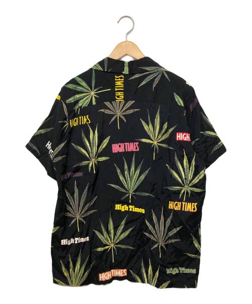 WACKO MARIA（ワコマリア）WACKO MARIA (ワコマリア) HIGT TIMES オープンカラーシャツ ブラック サイズ:Mの古着・服飾アイテム