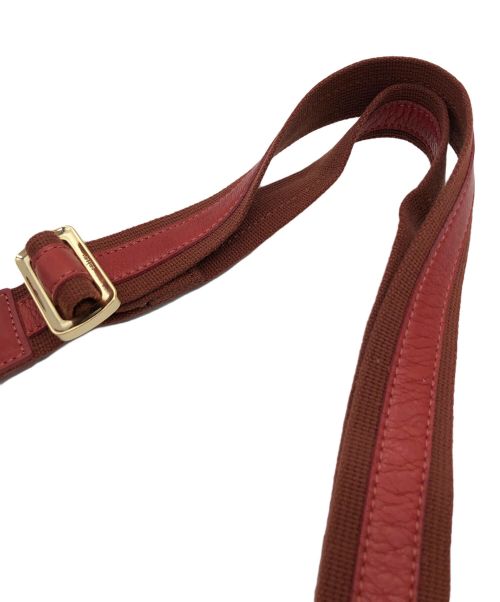 aniary（アニアリ）aniary (アニアリ) アンティークレザー スクエアショルダー レッドの古着・服飾アイテム