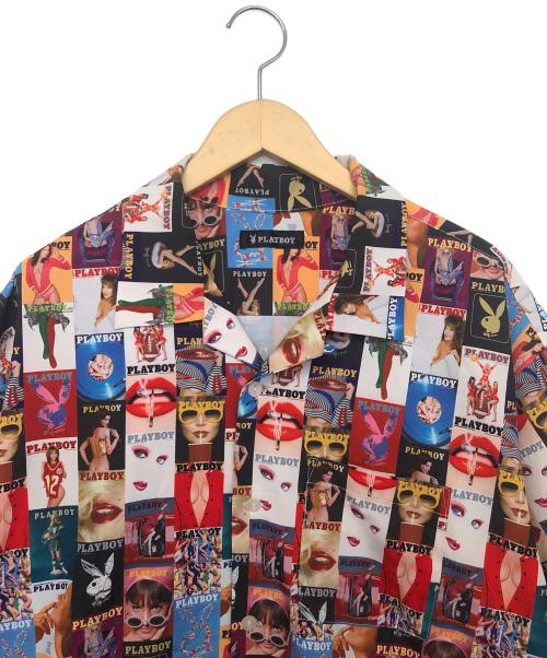 PLAY BOY（プレイボーイ）PLAY BOY (プレイボーイ) FREAK'S STORE (フリークストア) オープンカラーシャツ サイズ:L　の古着・服飾アイテム