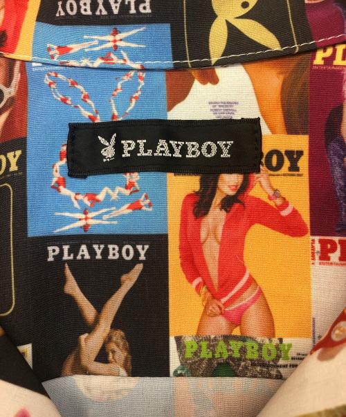 PLAY BOY（プレイボーイ）PLAY BOY (プレイボーイ) FREAK'S STORE (フリークストア) オープンカラーシャツ サイズ:L　の古着・服飾アイテム