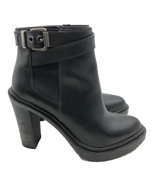 sergio rossi（セルジオロッシ）sergio rossi (セルジオロッシ) サイドゴアブーツ ブラック サイズ:24cmの古着・服飾アイテム