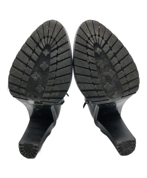 sergio rossi（セルジオロッシ）sergio rossi (セルジオロッシ) サイドゴアブーツ ブラック サイズ:24cmの古着・服飾アイテム