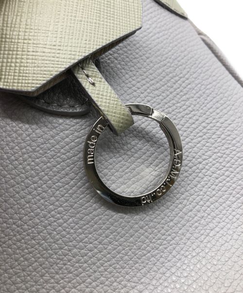 A.D.M.J.（エーディーエムジェイ）A.D.M.J. (エーディーエムジェイ) ハンドバッグ グレーの古着・服飾アイテム