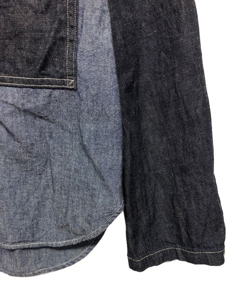 NIGEL CABOURN（ナイジェルケーボン）NIGEL CABOURN (ナイジェルケーボン) デニムシャツ ネイビー サイズ:46の古着・服飾アイテム