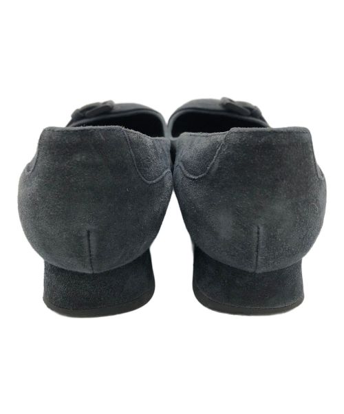 BOTTEGA VENETA（ボッテガベネタ）BOTTEGA VENETA (ボッテガベネタ) パンプス ダークグレー サイズ:36の古着・服飾アイテム