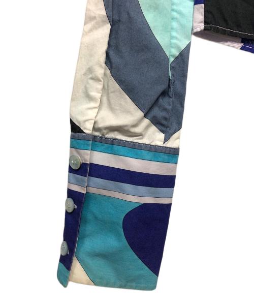 Emilio Pucci（エミリオ プッチ）Emilio Pucci (エミリオ プッチ) 長袖シャツ スカイブルー サイズ:不明の古着・服飾アイテム