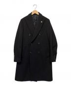 LARDINIラルディーニ）の古着「チェスターコート」｜ネイビー