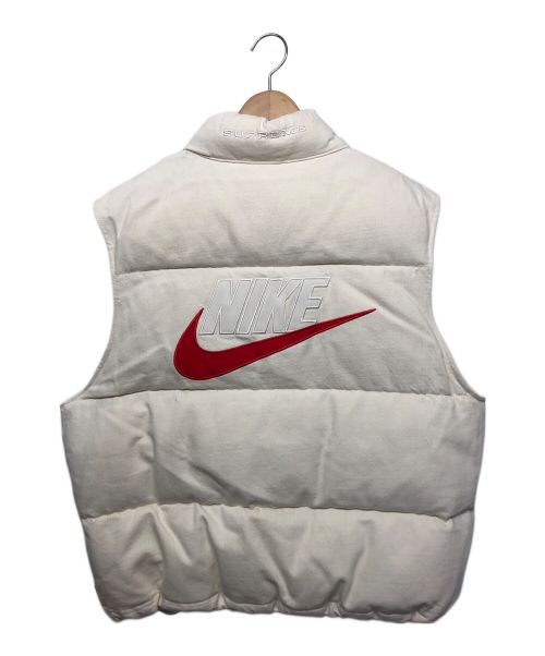 NIKE（ナイキ）NIKE (ナイキ) Supreme (シュプリーム) ベスト ホワイト サイズ:Mの古着・服飾アイテム
