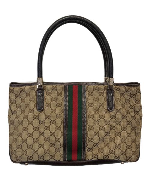GUCCI（グッチ）GUCCI (グッチ) トートバッグ ブラウンの古着・服飾アイテム