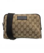 GUCCIグッチ）の古着「ウエストポーチ」｜ベージュ