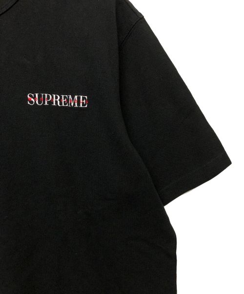 SUPREME（シュプリーム）Supreme (シュプリーム) ヘンリーネックカットソー ブラック サイズ:Mの古着・服飾アイテム