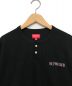Supreme (シュプリーム) ヘンリーネックカットソー ブラック サイズ:M：9000円