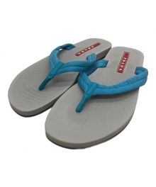 PRADA SPORTS（プラダスポーツ）の古着「ビーチサンダル」｜グレー×スカイブルー