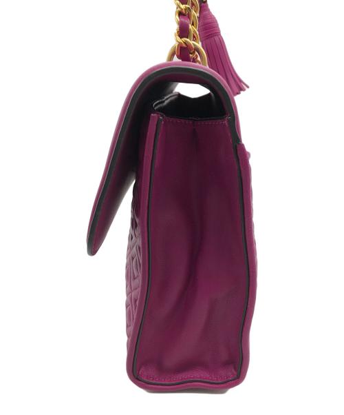 TORY BURCH（トリーバーチ）TORY BURCH (トリーバーチ) フラップチェーンショルダーバッグ ピンクの古着・服飾アイテム