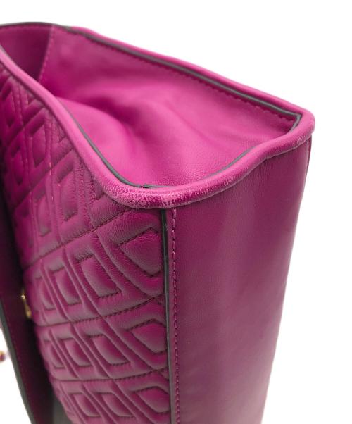 TORY BURCH（トリーバーチ）TORY BURCH (トリーバーチ) フラップチェーンショルダーバッグ ピンクの古着・服飾アイテム