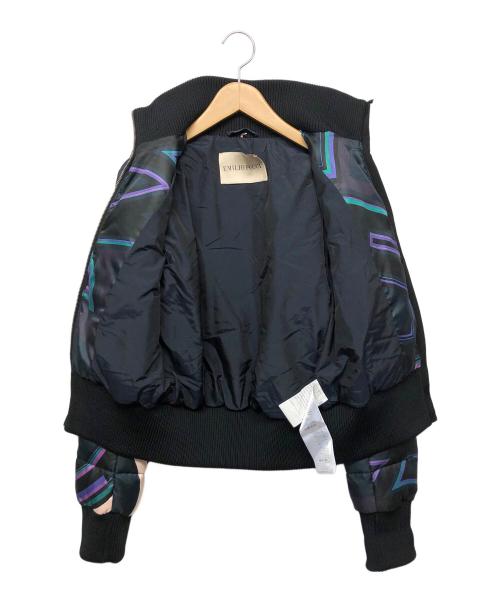 Emilio Pucci（エミリオ プッチ）Emilio Pucci (エミリオ プッチ) ダウンジャケット ネイビー サイズ:34の古着・服飾アイテム