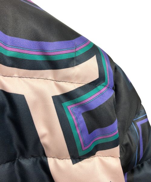 Emilio Pucci（エミリオ プッチ）Emilio Pucci (エミリオ プッチ) ダウンジャケット ネイビー サイズ:34の古着・服飾アイテム