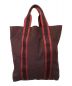HERMES (エルメス) トートバッグ ワインレッド：13000円
