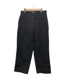 RAKINES（ラキネス）の古着「タックパンツ」｜ネイビー