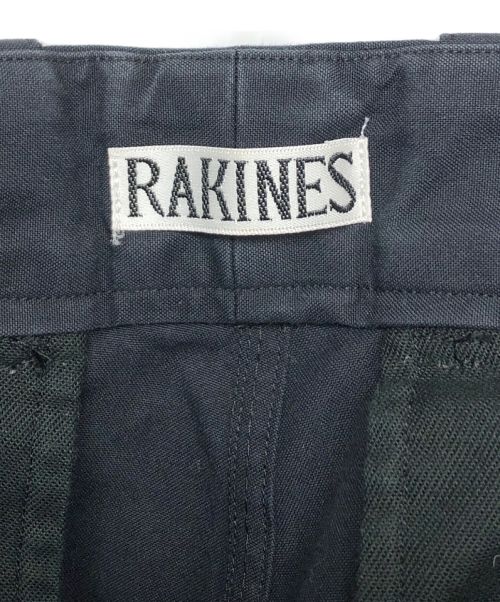 RAKINES（ラキネス）RAKINES (ラキネス) タックパンツ ネイビー サイズ:不明の古着・服飾アイテム