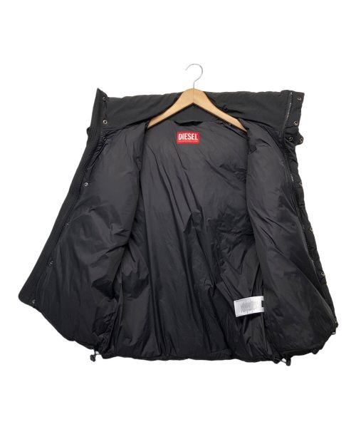 DIESEL（ディーゼル）DIESEL (ディーゼル) ダウンベスト ブラック サイズ:50の古着・服飾アイテム