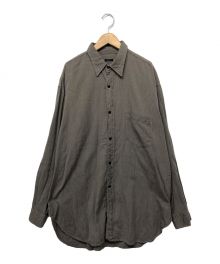 COMOLI（コモリ）の古着「ヨリ杢ワークシャツ」｜グレー