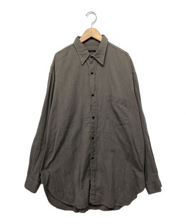 中古・古着通販】COMOLI (コモリ) ヨリ杢ワークシャツ グレー サイズ
