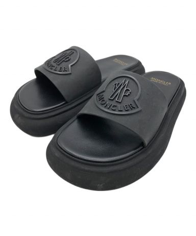 中古・古着通販】MONCLER (モンクレール) サンダル ブラック サイズ